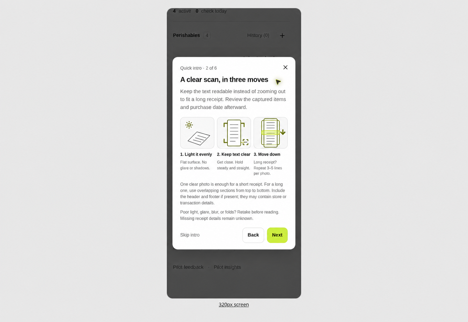 A short guide to taking readable receipt photos