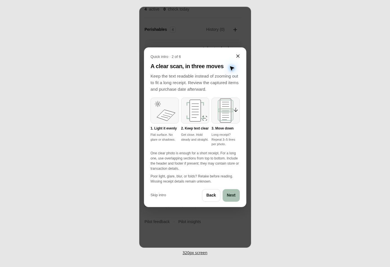 A short guide to taking readable receipt photos