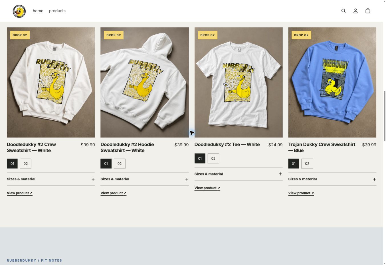 A selection of the graphic pieces together