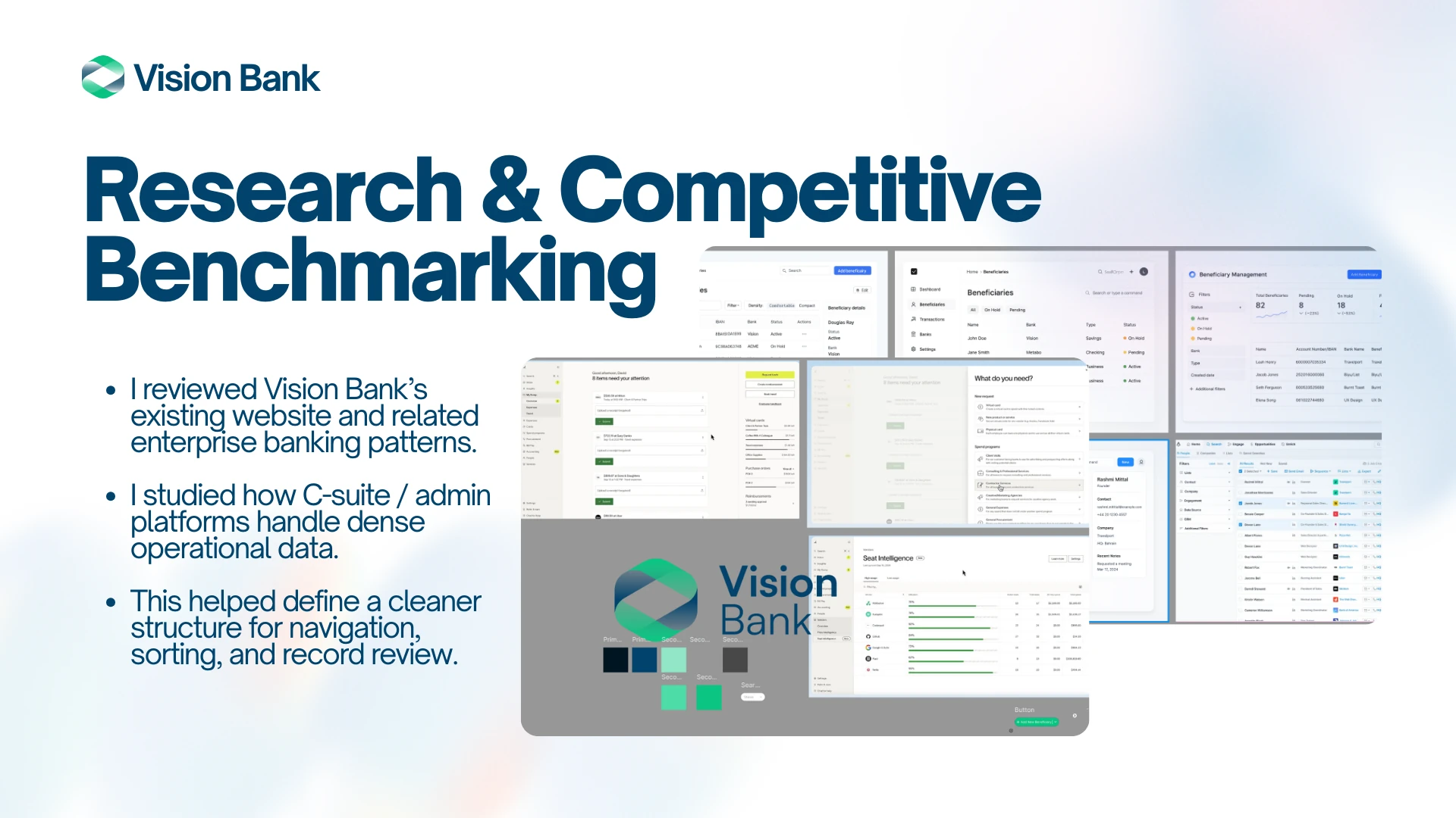 Research & Competitive Benchmarking
